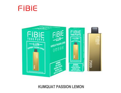 FIBIE 7000 jednorazowy elektroniczny papieros KUMQUAT PASSION LEMON